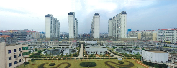 江西最大污水处理厂——南昌朝阳污水处理厂二期工程（省、市优良工程，获滕王阁杯）